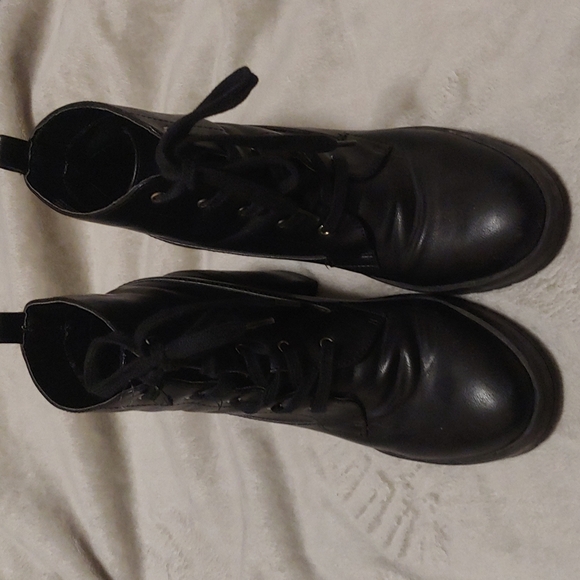 Black Combat Boots - Picture 3 of 8